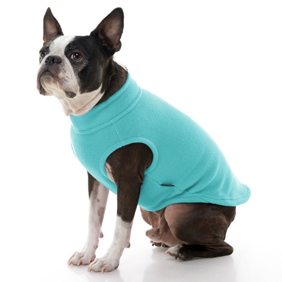 Gooby Stretch Fleece 100% Polyester Turquoise Dogs Pets Clothing Size Large - Picture 4 of 10